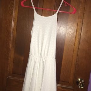 White semi formal dress